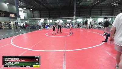 60/65 Champ. Round 1 - Whitt Cromer, Roundtree Wrestling Academy vs Maximus Lohr, Kellam Mat Rats