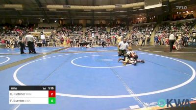 61 lbs 7th Place - Bradley Fletcher, Broken Arrow Wrestling Club vs Pierce Burnett, Broken Arrow Wrestling Club