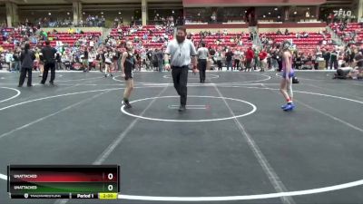 75 lbs 1st Place Match - Bailey Baird, WR - Topeka Blue Thunder vs Lynkin Carter, Honey Badger Wrestling Club