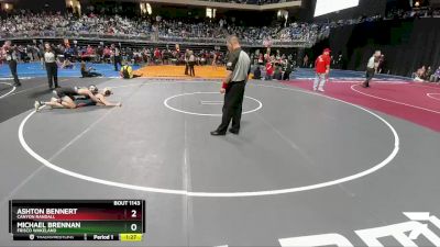 5A 126 lbs Quarterfinal - Ashton Bennert, Canyon Randall vs Michael Brennan, Frisco Wakeland