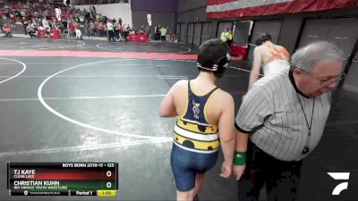 125 lbs Cons. Round 2 - Christian Kuhn, Rio Vikings Youth Wrestling vs TJ Kaye, Clear Lake