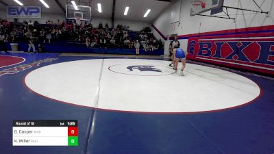 126 lbs Round Of 16 - Gracie Cooper, Bixby Girls vs Kimora Miller, Sallisaw