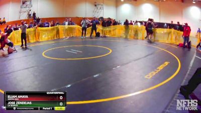 220 lbs Quarterfinal - Eliam Amaya, Santa Ana vs Jose Zendejas, La Quinta