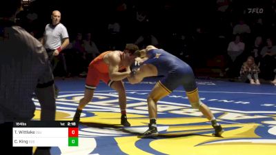 184 lbs Cade King, SDSU vs Travis Wittlake, OSU