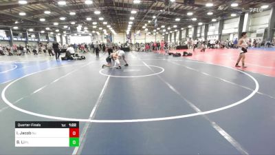 127 lbs Quarterfinal - Inserra Jacob, NJ vs Bruce Li, FL