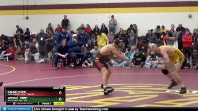 141 lbs Semifinal - Wayne Joint, West Hills College vs Talon Niimi, Sacramento City College