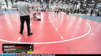 110 lbs Rd# 10- 4:00pm Saturday Final Pool - Teigan Newell, M2TC Blue vs Aiden Garcia, Cali Red