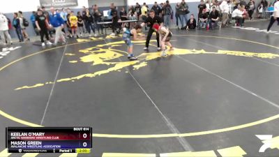 93 lbs Final - Mason Green, Avalanche Wrestling Association vs Keelan O`Mary, Arctic Warriors Wrestling Club