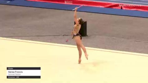 Nerea Francis - Clubs, Gymnast Factory - 2021 USA Gymnastics Championships