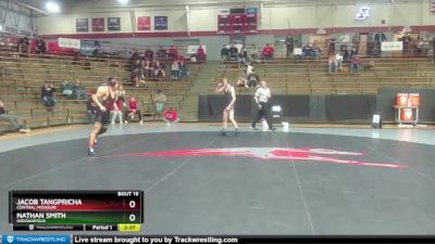 125 lbs Quarterfinal - Jacob Tangpricha, Central Missouri vs Nathan Smith, Indianapolis