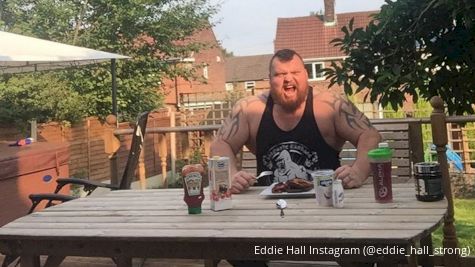 Eddie Hall Shows Off Arm-Wrestling Skills On Cooking Show