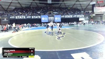 3A 285 lbs 5th Place Match - Jon Smith, Walla Walla vs Dylan White, Lynnwood