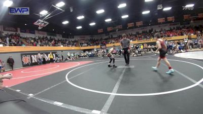 80 lbs Consi Of 4 - Bryson Vinson, Weatherford Youth Wrestling vs Alexander Tessneer, Norman Grappling Club