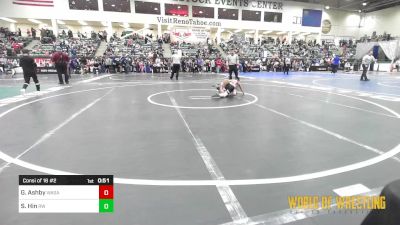 70 lbs Consi Of 16 #2 - Gibbson Ashby, Wasatch Wrestling Club vs Sean Hin, RedWave Wrestling