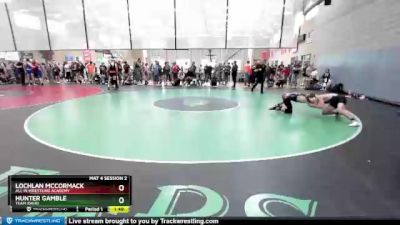 110 lbs Round 1 - Hunter Gamble, Team Idaho vs Lochlan McCormack, All In Wrestling Academy