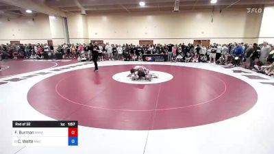 48 kg Rnd Of 32 - Farrell Burman, Wasatch Wrestling Club vs Cole Welte, MWC Wrestling Academy