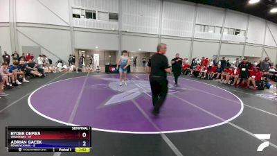 195 lbs Semis & 3rd Wb (16 Team) - Ryder Depies, Wisconsin vs Adrian Gacek, Pennsylvania