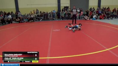 55 lbs Quarterfinal - Phillip Yang-Elson, Summit Wrestling Academy vs Sullivan Sweazey, Princeton Wrestling