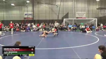 100 lbs Finals (8 Team) - Ajay Braddock, Iowa Gold vs Devin Nuttelman, Nebraska Black