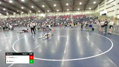 65 lbs Semifinal - Traycen Ashby, Delta Wrestling Club vs Braxton Bean, East Idaho Elite