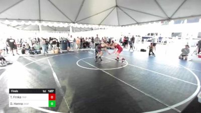 197 lbs Final - Tye Frnka, Triple F vs Onel Hanna, Unaffiliated