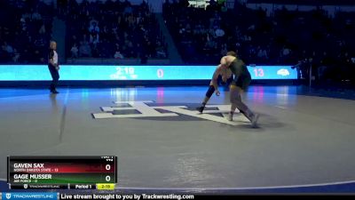 174 lbs Gage Musser, Air Force vs Gaven Sax, North Dakota State