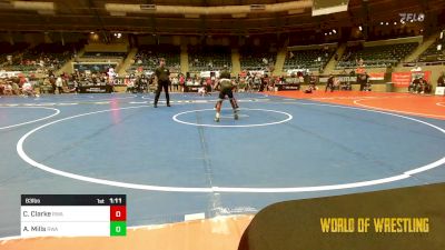 83 lbs Final - Cody Clarke, Roundtree Wrestling Academy vs Ariah Mills, Roundtree Wrestling Academy