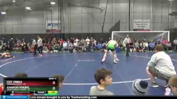 160 lbs Quarterfinals (8 Team) - Coy Vrbka, Nebraska Black vs Gannon Knebel, South Dakota Storm