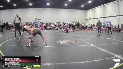 108 lbs Round 1 - Quinton Smith, Iron Tide Wrestling Club vs Braxton Pass, School Of Hard Knocks