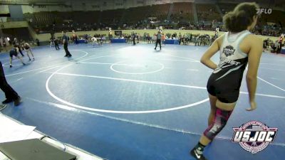 130 lbs 2nd Place - Parker Martinez, Team Tulsa Wrestling Club vs Aspen Atkinson, Perry Wrestling Academy