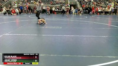 50 lbs Cons. Round 4 - Henry Spree, Davis County Elite vs Kyler Black, Tomahawk Wrestling Club