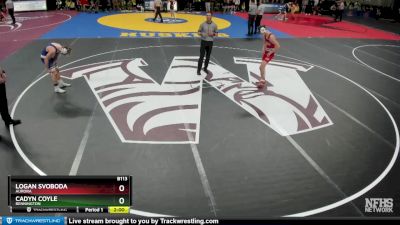 Semifinal - Cadyn Coyle, Bennington vs Logan Svoboda, Aurora