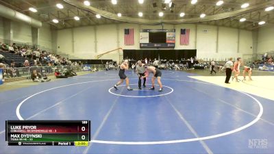 189 lbs Round 1 (3 Team) - Max Dydynski, Tioga Sr HS vs Luke Pryor, Cobleskill-Richmondville HS