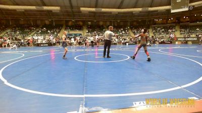 92 lbs Round Of 16 - Ej Turner Jr, HURRICANE WRESTLING ACADEMY vs Grant Davis, Honey Badgers Wrestling Club