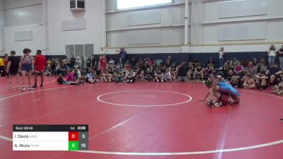 125 lbs Pools - Issac Davis, Arsenal WV vs Adam Munz, Team Brutus