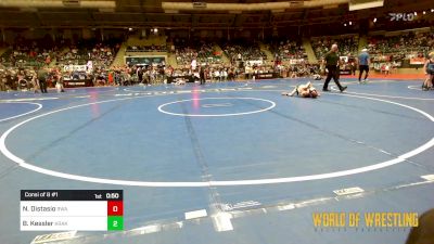 67 lbs Consi Of 8 #1 - Nico Distasio, Region Wrestling Academy vs Brayden Kessler, Kraken