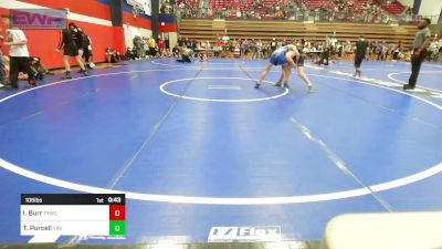 106 lbs Consi Of 4 - Ike Burr, Team Tulsa Wrestling Club vs Ty Purcell, Vinita Kids Wrestling