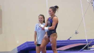 Lexie Priessman Shines on Bars (9.95) - LSU Fall Intrasquad 2016