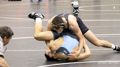 141-O s, Logan Everett, Army West Point vs Joey Ward, UNC Wrestling