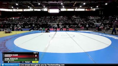 4A 106 lbs Quarterfinal - Gabe Rosales, Mountain Home vs Andrew Duke, Sandpoint