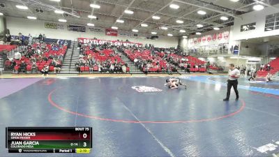 149 lbs Cons. Round 2 - Juan Garcia, Colorado Mesa vs Ryan Hicks, Simon Fraser