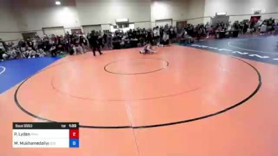 60 kg Cons 64 #2 - Parker Lyden, Pinnacle Wrestling Club vs Maksim Mukhamedaliyev, Izzy Style Wrestling