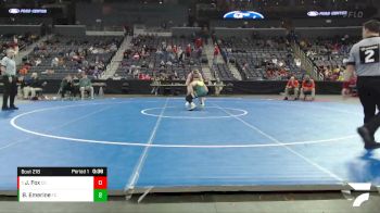 182 lbs 3rd Place Match - Jackson Fox, Columbus East vs Bray Emerine, Floyd Central