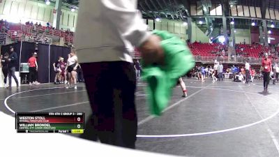 200 lbs 5th Place Match - William Brondel, Central City Junior Wrestling vs Weston Stoll, Mitchell Wrestling Club