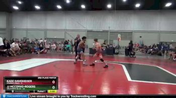 126 lbs Placement Matches (8 Team) - Kade Davidheiser, Pennsylvania vs JJ McComas-Rogers, Oklahoma Blue