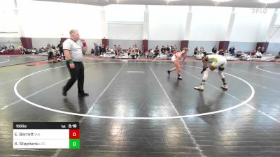 165 lbs Consi Of 8 #1 - Ethan Barrett, Virginia Military Institute - UNATT vs Keisean Stephens, Life University