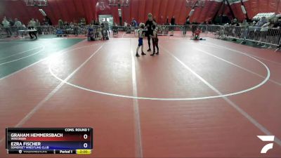 77 lbs Cons. Round 1 - Graham Hemmersbach, Wisconsin vs Ezra Fischer, Somerset Wrestling Club