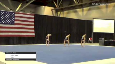 Lyla Earl - Women's Pairs, BGC - 2021 USA Gymnastics Championships