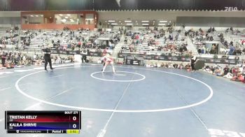 76 lbs Semifinal - Tristan Kelly, CO vs Kalila Shrive, CA