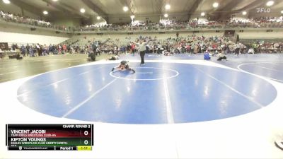 75 lbs Champ. Round 2 - Vincent Jacobi, Team Owls Wrestling Club-AA vs Kipton Youngs, Eagles Wrestling Club Liberty North-AAA